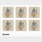 Sticker Carré Rama - Flèches (Feuille)