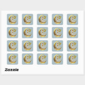 Sticker Carré Ramadan Kareem (Feuille)