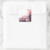 Sticker Carré Ramadan moubarak islam cadeaux classiques (Sac)