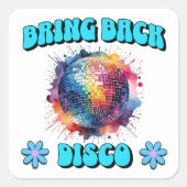 Sticker Carré Ramenez Disco (Devant)
