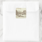 Sticker Carré Ranches, Grangeville, Cal (Sac)