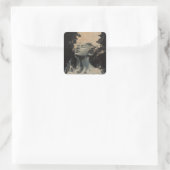 Sticker Carré Random Art Mon Chat Fabriqué (Sac)