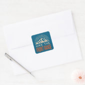 Sticker Carré Randonnée The Front Range Sunburst (Enveloppe)