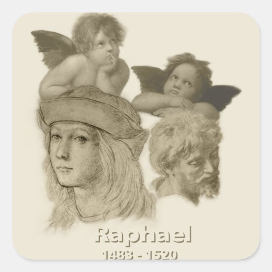 Sticker Carré Raphael (Devant)