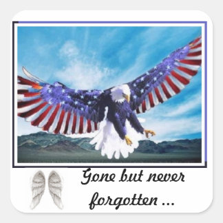 Sticker Carré Rappeler ceux que nous avons perdus