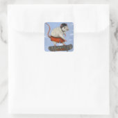 Sticker Carré Rat (Sac)