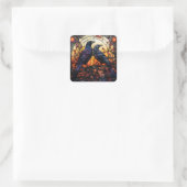 Sticker Carré Ravages en verre tendu (Sac)