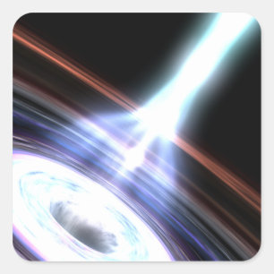 Sticker Carré Rayons gamma aux noyaux galactiques 2