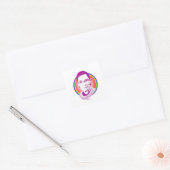 Sticker Carré RBG Rainbow Justice Purple (Enveloppe)