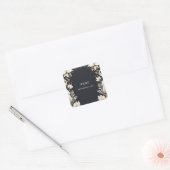 Sticker Carré Réactualisation des Vœux de Mariage Traditionnels  (Enveloppe)