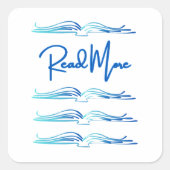 Sticker Carré Read More (Devant)