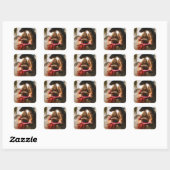 Sticker Carré Réanimation (Feuille)