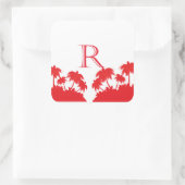 Sticker Carré Reas Palm Beach Coral (Sac)