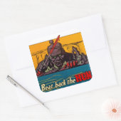 Sticker Carré Rebattre Le Chen (Enveloppe)