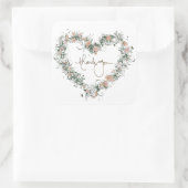 Sticker Carré Réception de mariage répétition Élégant Postage (Sac)