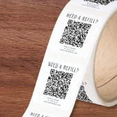 Sticker Carré Recharge par QR Code