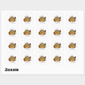 Sticker Carré Récolte de Cornucopia (Feuille)