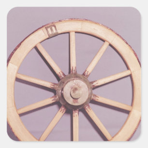 Sticker Carré Reconstruction d'une roue