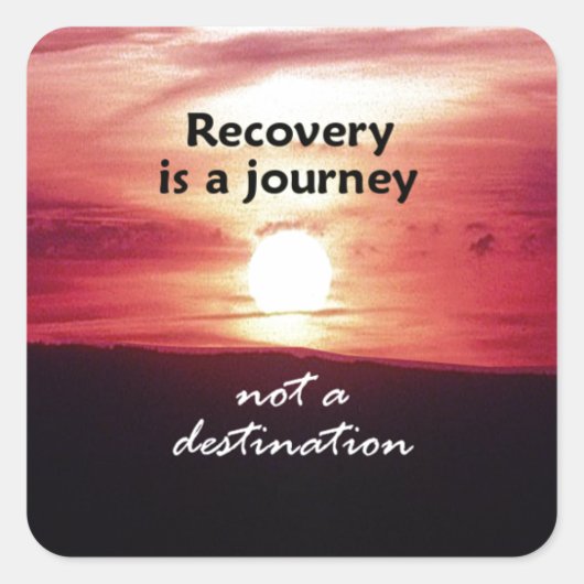 Sticker Carré Récupération (Devant)