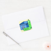 Sticker Carré Recycler (Enveloppe)