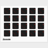 Sticker Carré Red Big Dipper (Feuille)