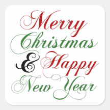 Red Green Joyeux Noël Bonne année Message