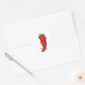 Sticker Carré Red Hot Pepper Diva (Enveloppe)