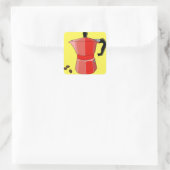 Sticker Carré Red Rainbow Espresso (Sac)