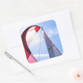 Sticker Carré Red Spinnaker (Enveloppe)