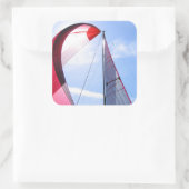Sticker Carré Red Spinnaker (Sac)