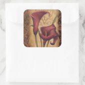 Sticker Carré Red Tulips (Sac)