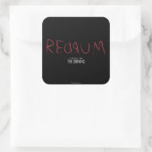 Sticker Carré Redrum (Sac)