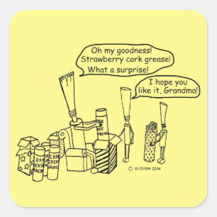 Sticker Carré Reedz Cadeaux