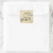 Sticker Carré Reedz Cadeaux (Sac)