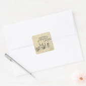 Sticker Carré Reedz Cadeaux (Enveloppe)