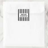 Sticker Carré Ref'd Up à Seattle avec des arbitres de remplaceme (Sac)