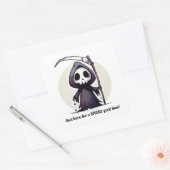 Sticker Carré Refroidissement de Grim - Personnalisé (Enveloppe)