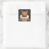Sticker Carré Regal Cat (Sac)