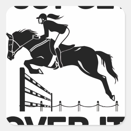 STICKER CARRÉ REGARDE-LE. (Devant)