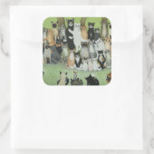 Sticker Carré Regardez la Birdie (Sac)