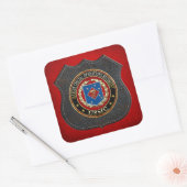 Sticker Carré Régiment d'opérations spéciales marines (MSOR) [3D (Enveloppe)