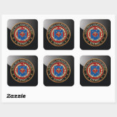 Sticker Carré Régiment d'opérations spéciales marines (MSOR) [3D (Feuille)