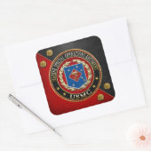 Sticker Carré Régiment d'opérations spéciales marines (MSOR) [3D (Enveloppe)
