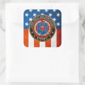 Sticker Carré Régiment d'opérations spéciales marines (MSOR) [3D (Sac)