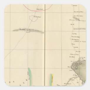 Sticker Carré Région de lac chad, Afrique