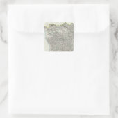 Sticker Carré Région de Toscane Italie (Sac)