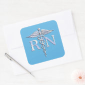 Sticker Carré Regised Nurse RN (Enveloppe)