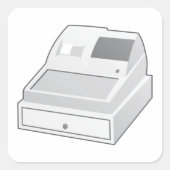 Sticker Carré Registre de trésorerie (Devant)