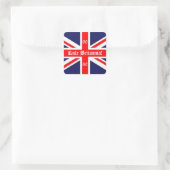 Sticker Carré Règle Britannia ! - Drapeau britannique+60 pour Ju (Sac)