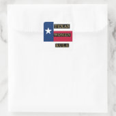 STICKER CARRÉ RÈGLE DES FEMMES DU TEXAS (Sac)